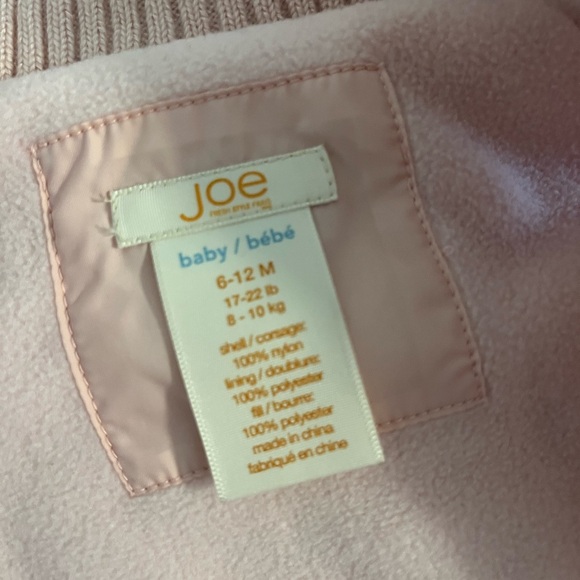 Joe Fresh Baby Girl Pink Vest - Picture 3 of 3